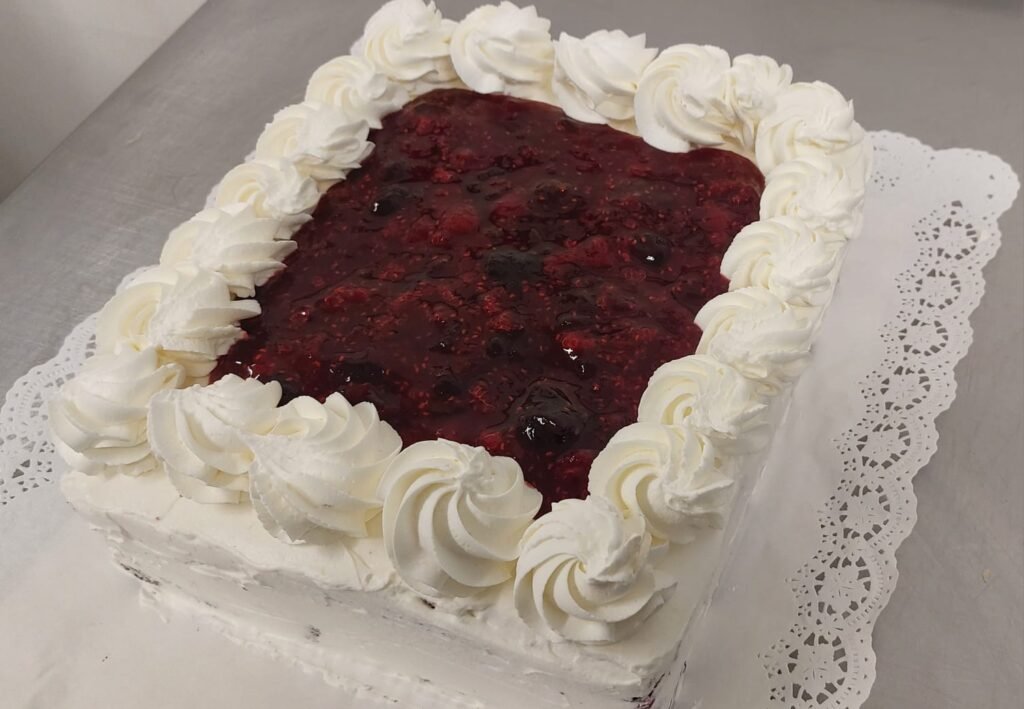 Torta Frambuesa Crema Pastelera